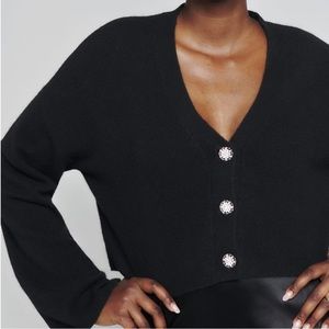 Reformation Val Regenerative Wool Cardigan